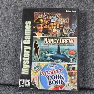 Mystery Games PC CD ROM Triple Pack‎ Hide & Secret Nancy Drew Cookbook